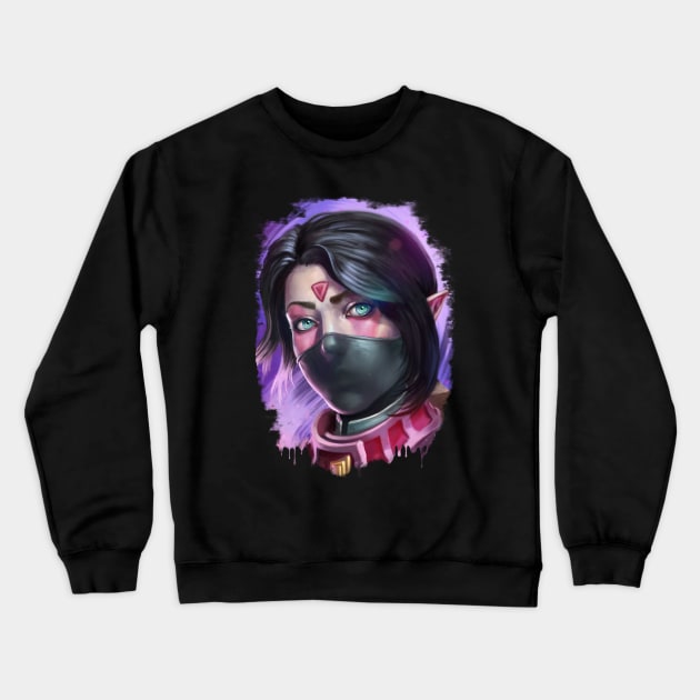 Templar Assassin Crewneck Sweatshirt by FeeX